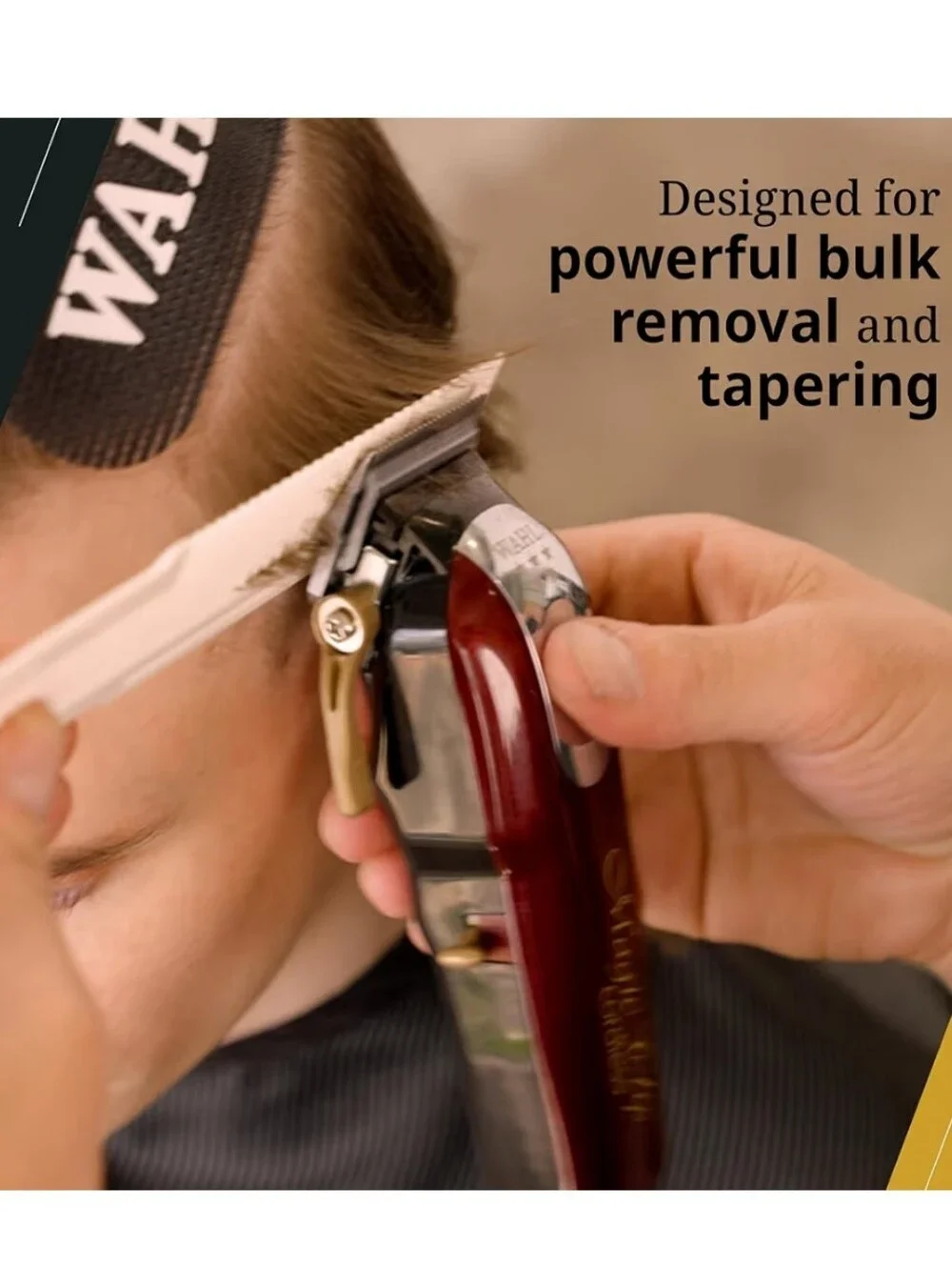 Wahl Professional 5 Star Series Magic Clip Cordless Hair Clipper, Stagger-Tooth